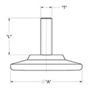 Non-Swivel Low Profile Adjustable Glides pdf