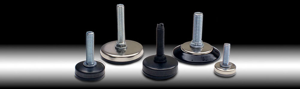 Adjustable Glides Heavy Duty “Hank“ Non-swivel & Swivel