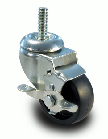 74 Gen Duty Single Wheel Industrial Caster wbrake-New
