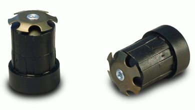 81 Plastic Caster Sockets w Steel Retaining Clip-New