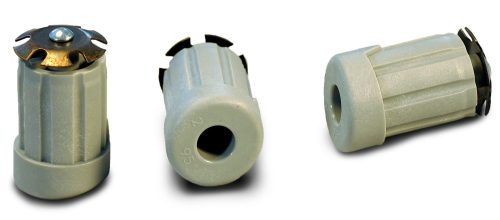 82 ANGLES PLASTIC CASTER SOCKERS W STEEL RETAINING CLIP-NEW