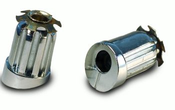 82 Angles Plastioc Caster Socker w Steel Retaining Clip-New